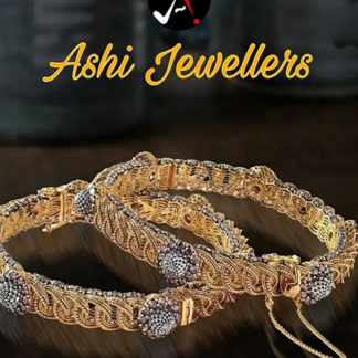 beautiful and elegant pair of Gold Bangles for women.